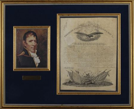 Lot #94 Andrew Jackson: With troops needed for his policy of Indian Removal, Jackson appoints a captain in the Dragoons - Image 1
