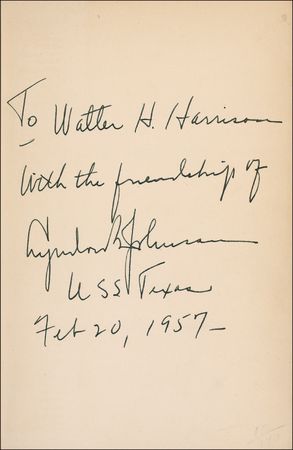 Lot #105 Lyndon B. Johnson Book - Image 1