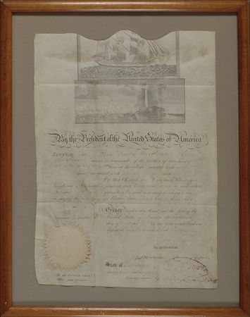Lot #126 James Madison and James Monroe Signed Document - Image 1