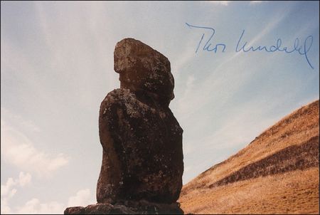 Lot #306 Thor Heyerdahl Letter and Photograph - Image 2
