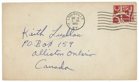 Lot #1158 Muhammad Ali: Incredibly rare 1961 letter marks the rise to professional prominence of young Cassius Clay - Image 2
