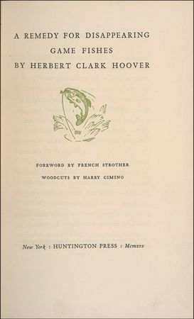 Lot #87 Herbert Hoover Book - Image 2