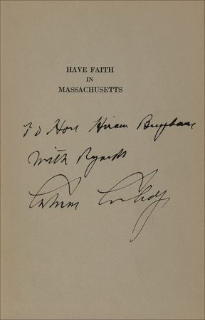 Lot #45 Calvin Coolidge Book - Image 1
