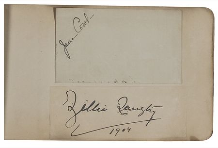 Lot #344 Nineteenth Century Notables: Teddy Roosevelt and Thomas Edison join 19th century artists, composers and stars of stage and screen including Langtry, Cohen, Gibson, Flagg, London and Pavlova - Image 12