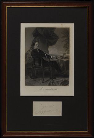 Lot #251 Jefferson Davis Signature - Image 1