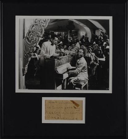 Lot #981 Casablanca: Dooley Wilson Signature - Image 1