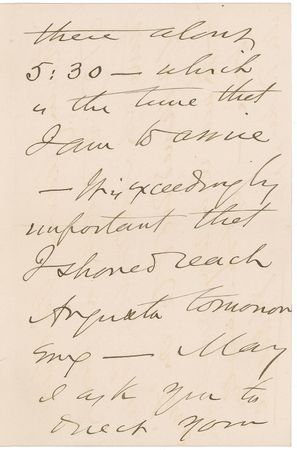 Lot #228 James G. Blaine Handwritten Letter Signed - Image 2