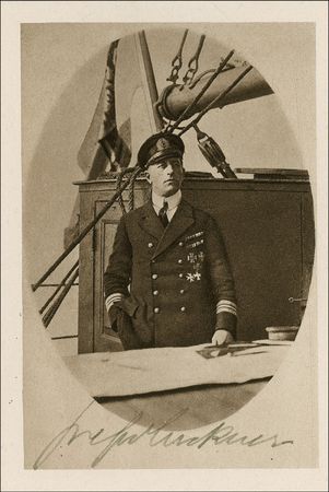 Lot #332 Felix von Luckner Signed Photographs - Image 1