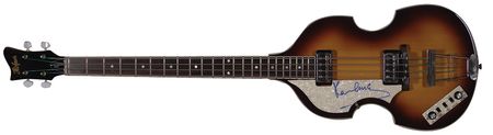 Lot #786 Beatles: Paul McCartney: McCartney signs his trademark instrument - Image 2