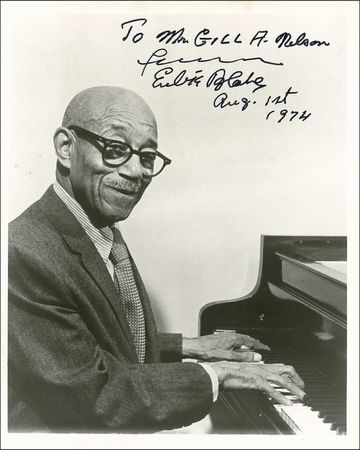 Lot #807 Eubie Blake Handwritten Letter Signed and Signed Photograph - Image 1