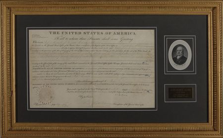 Lot #2 John Quincy Adams Signed Document