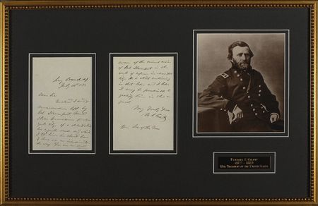 Lot #73 U. S. Grant Handwritten Letter Signed - Image 1