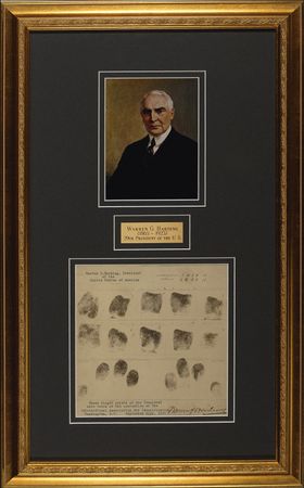 Lot #77 Warren G. Harding - Image 1