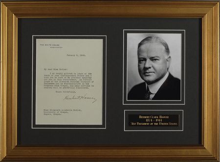 Lot #88 Herbert Hoover Typed Letter Signed - Image 1