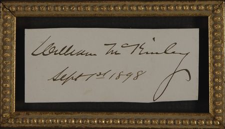 Lot #130 William McKinley Signature - Image 2