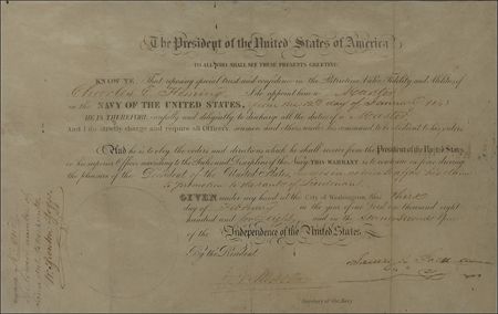 Lot #146 James K. Polk: Polk naval appointment - Image 2