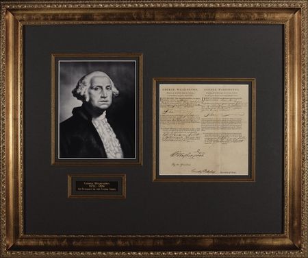 Lot #204 George Washington: Scarce and desirable Washington ship?s papers authorized just days before leaving office - Image 1