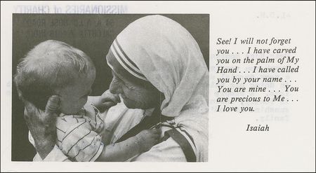 Lot #341 Mother Teresa Signed Note - Image 2