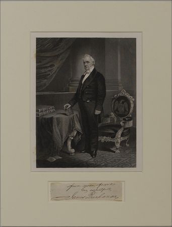 Lot #6 James Buchanan Signature
