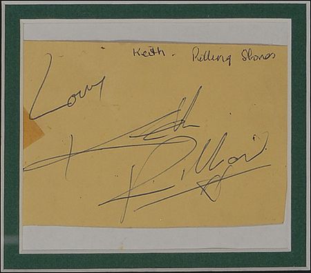 Lot #835 Dirty Mac: Supergroup Dirty Mac?Lennon, Clapton, Richards and Mitchell?reunited in an elaborate framed display - Image 3