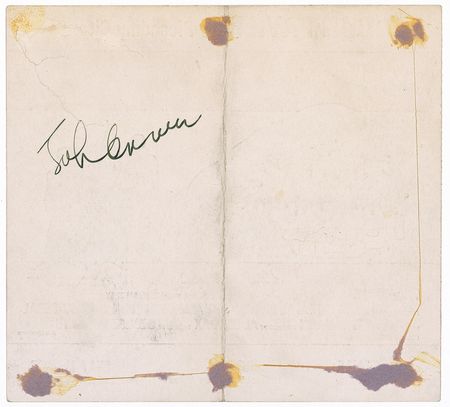 Lot #782 Beatles: John Lennon: Optional dress, a yellow submarine, and John Lennon - Image 1