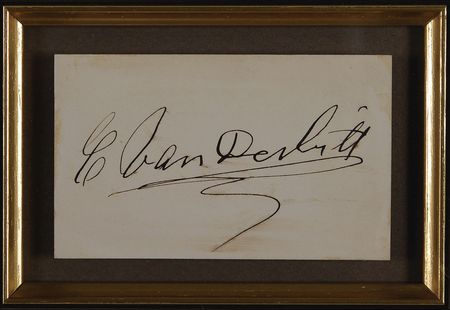 Lot #397 Cornelius Vanderbilt Signature - Image 2