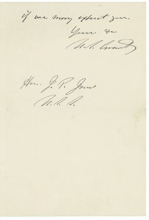 Lot #74 U. S. Grant Handwritten Letter Signed - Image 2
