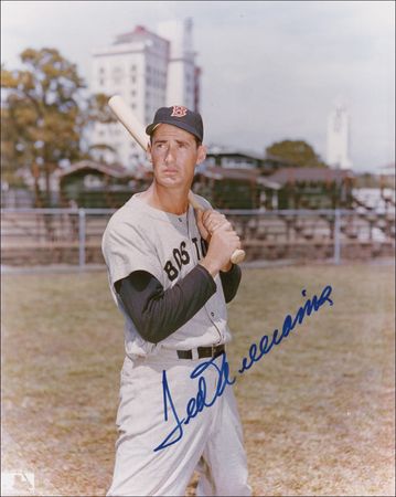 Lot #1232 DiMaggio, Mantle, and Williams Signed Photographs - Image 3