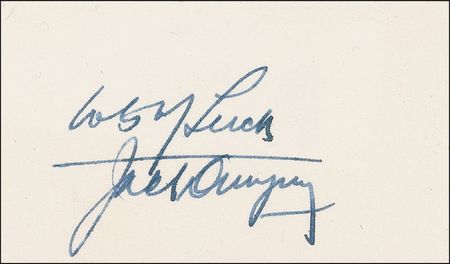 Lot #1224 Jack Dempsey Photograph and Signature - Image 2
