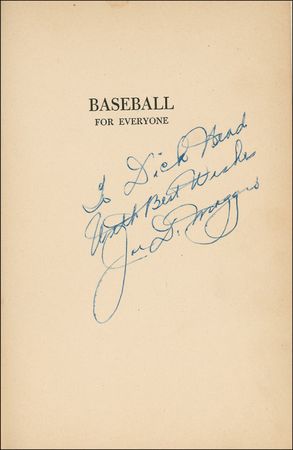 Lot #1228 Joe DiMaggio Book - Image 1