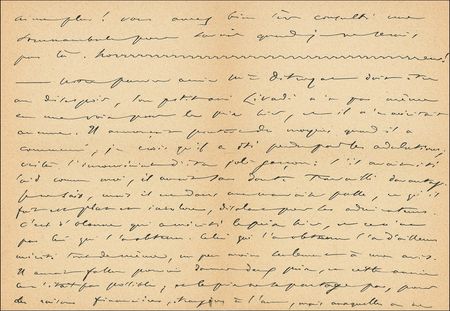 Lot #756 Camille Saint-Saens Handwritten Letter Signed - Image 2