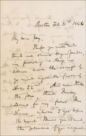 Lot #378 Charles Sumner - Image 1