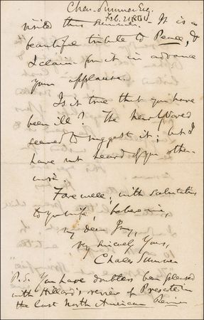 Lot #378 Charles Sumner - Image 4