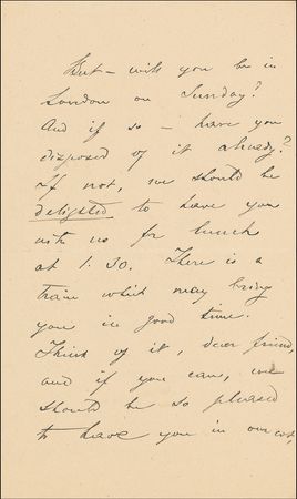 Lot #327 Peter Kropotkin Handwritten Letter Signed - Image 3