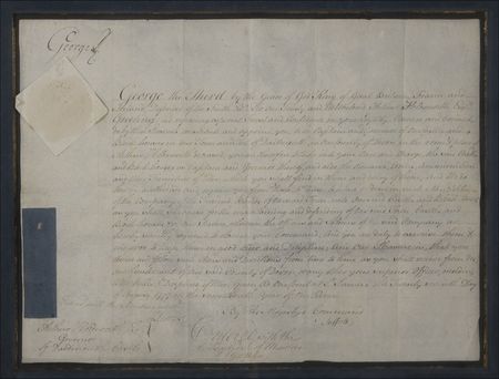 Lot #318 King George III: With his redcoats embroiled in the American Revolution, George tends to affairs of Dartmouth Castle - Image 2