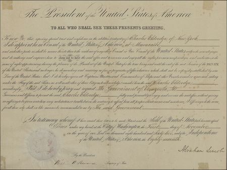 Lot #121 Abraham Lincoln: Lincoln searches for South American land to relocate freed slaves - Image 2