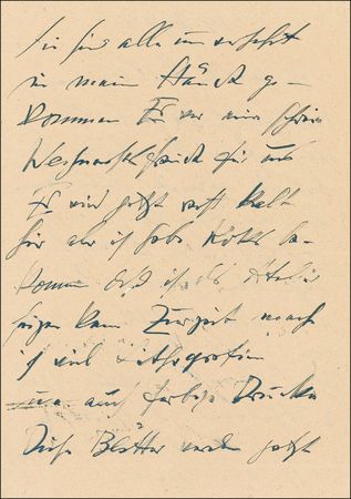 Lot #594 Otto Dix Handwritten Letter Signed - Image 2