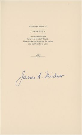 Lot #632 James A. Michener Book - Image 1