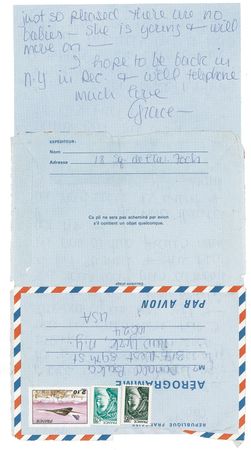 Lot #1050 Grace Kelly Handwritten Letter Signed - Image 2