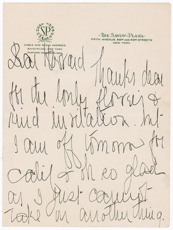 Lot #999 Marie Dressler Letters - Image 1