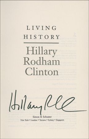 Lot #43 Hillary Clinton Book - Image 1