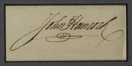 Lot #304 John Hancock Signature - Image 2