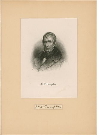 Lot #83 William Henry Harrison Signature - Image 1