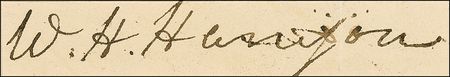 Lot #83 William Henry Harrison Signature - Image 2