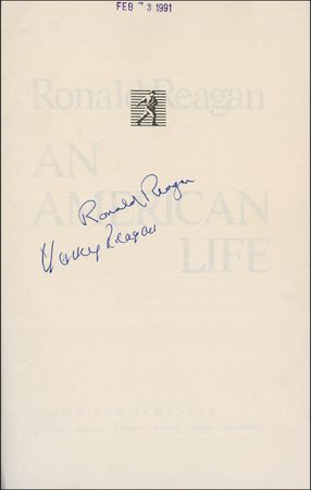 Lot #154 Ronald and Nancy Reagan Book - Image 1