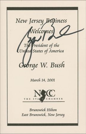Lot #19 George W. Bush Program