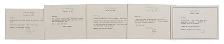 Lot #18 George Bush Letters