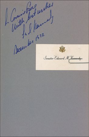Lot #317 Ted Kennedy Book - Image 1