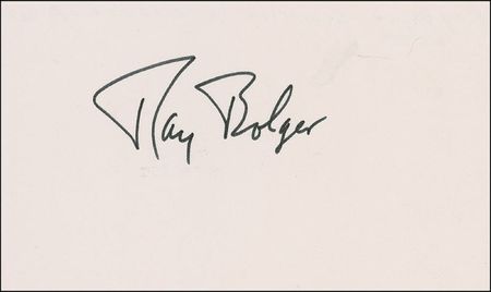Lot #1145 Wizard Of Oz: Ray Bolger Signatures - Image 1