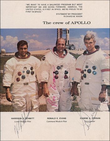 Lot #499 Apollo 17 Mission Profile - Image 1